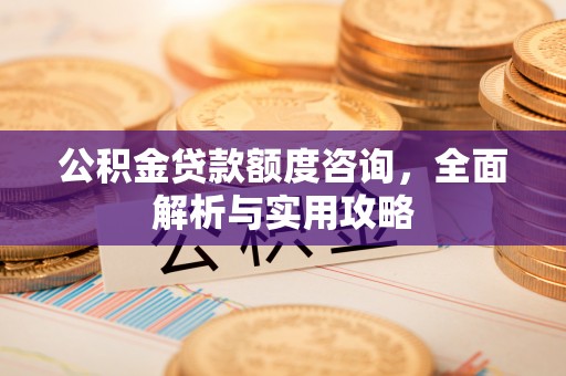 双辽公积金贷款额度咨询，全面解析与实用攻略